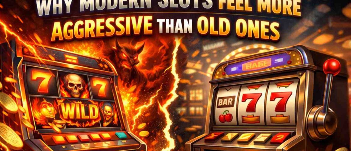Why Modern Slots Feel More Aggressive Than Old Ones